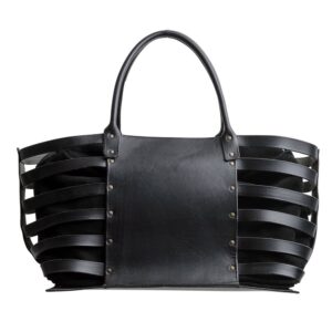 Posidonia I Leather Basket Bags I Handmade in Spain I Ángela Martí